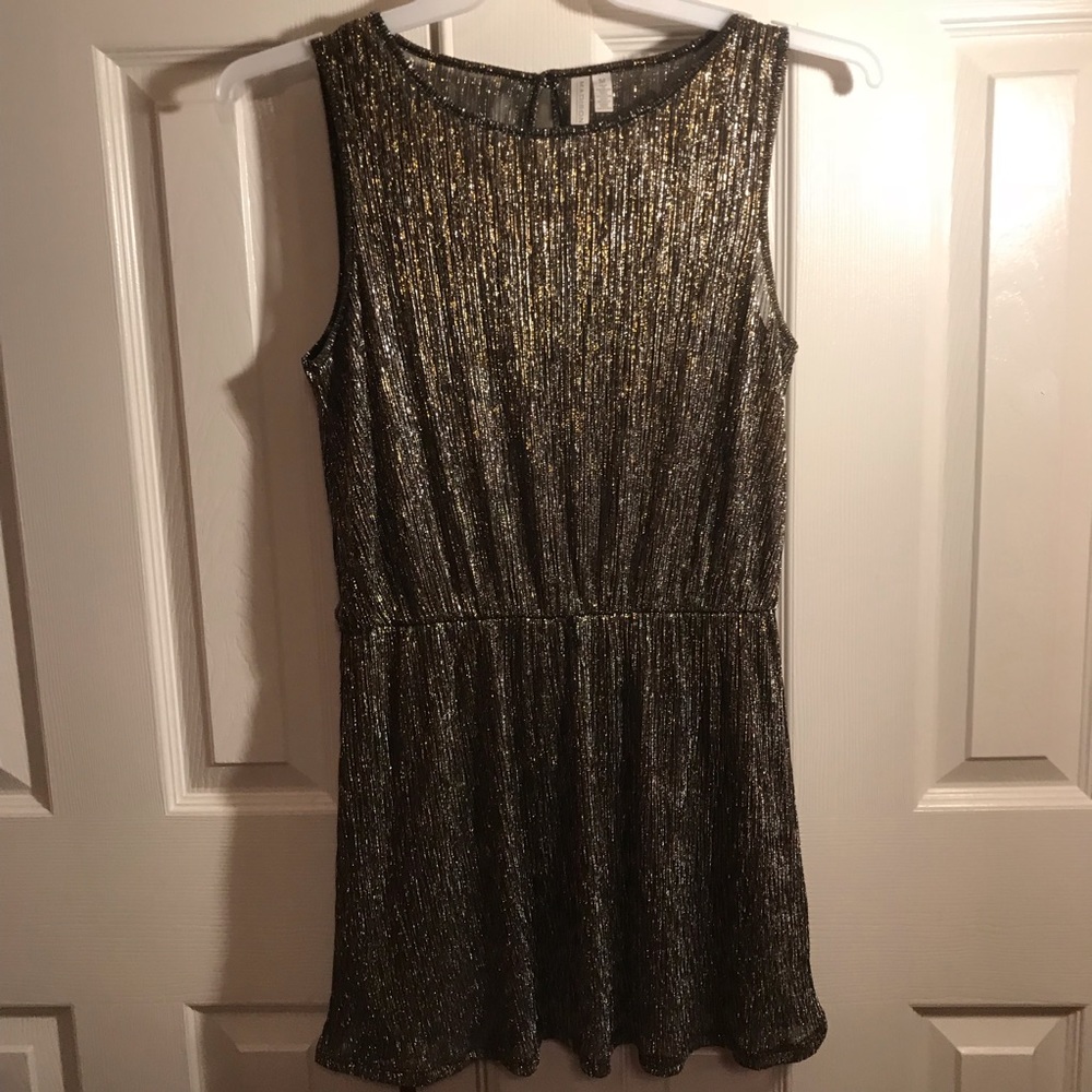 Madison Gold Metallic Top